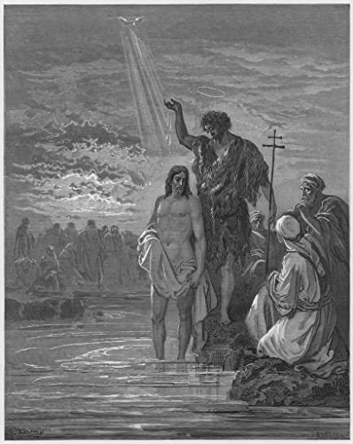 Peinture Poster Impression Tableaux de Jésus par Gustave Doré : Style Graffiti Moderne 60x90