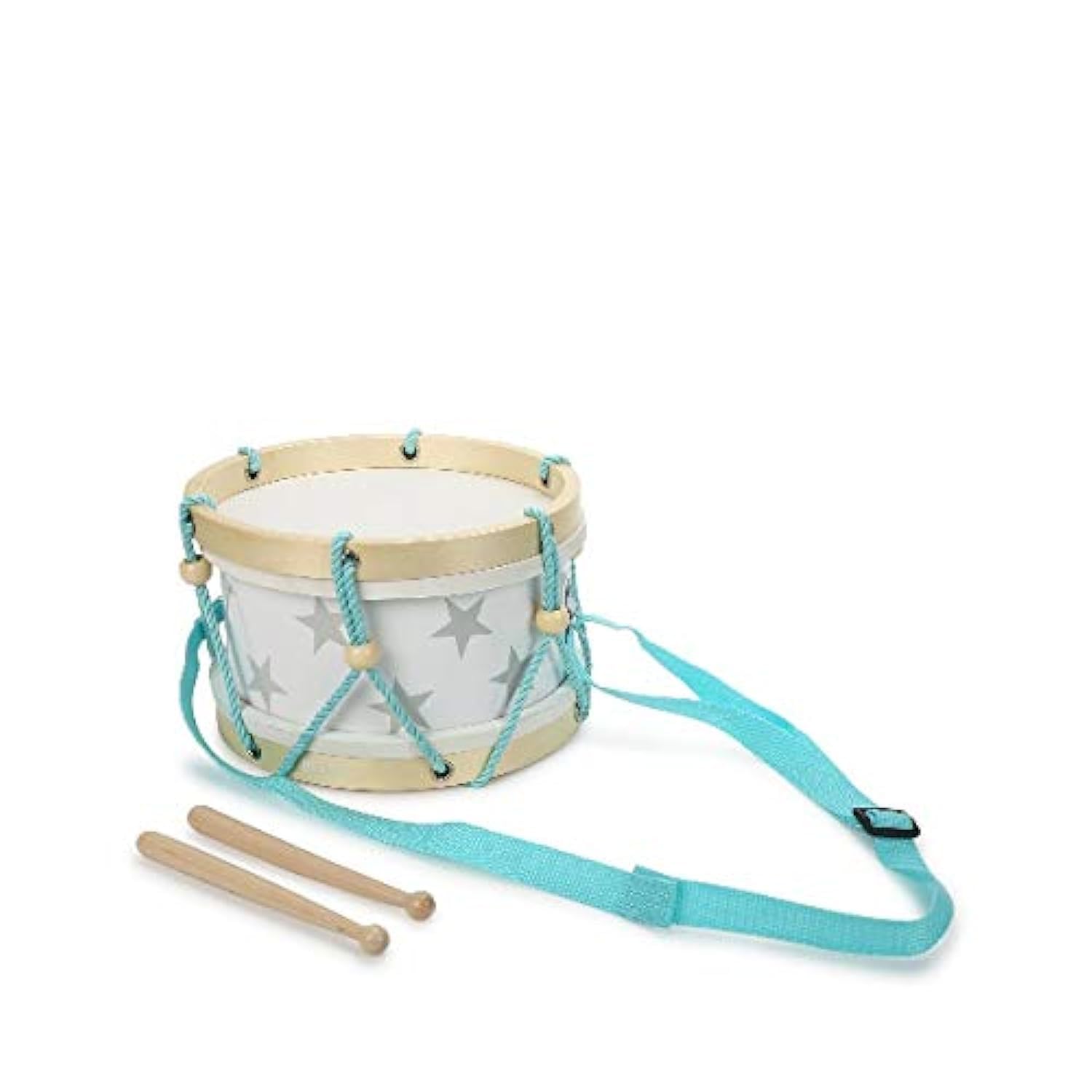 Hamleys Kids Wooden Drum, White