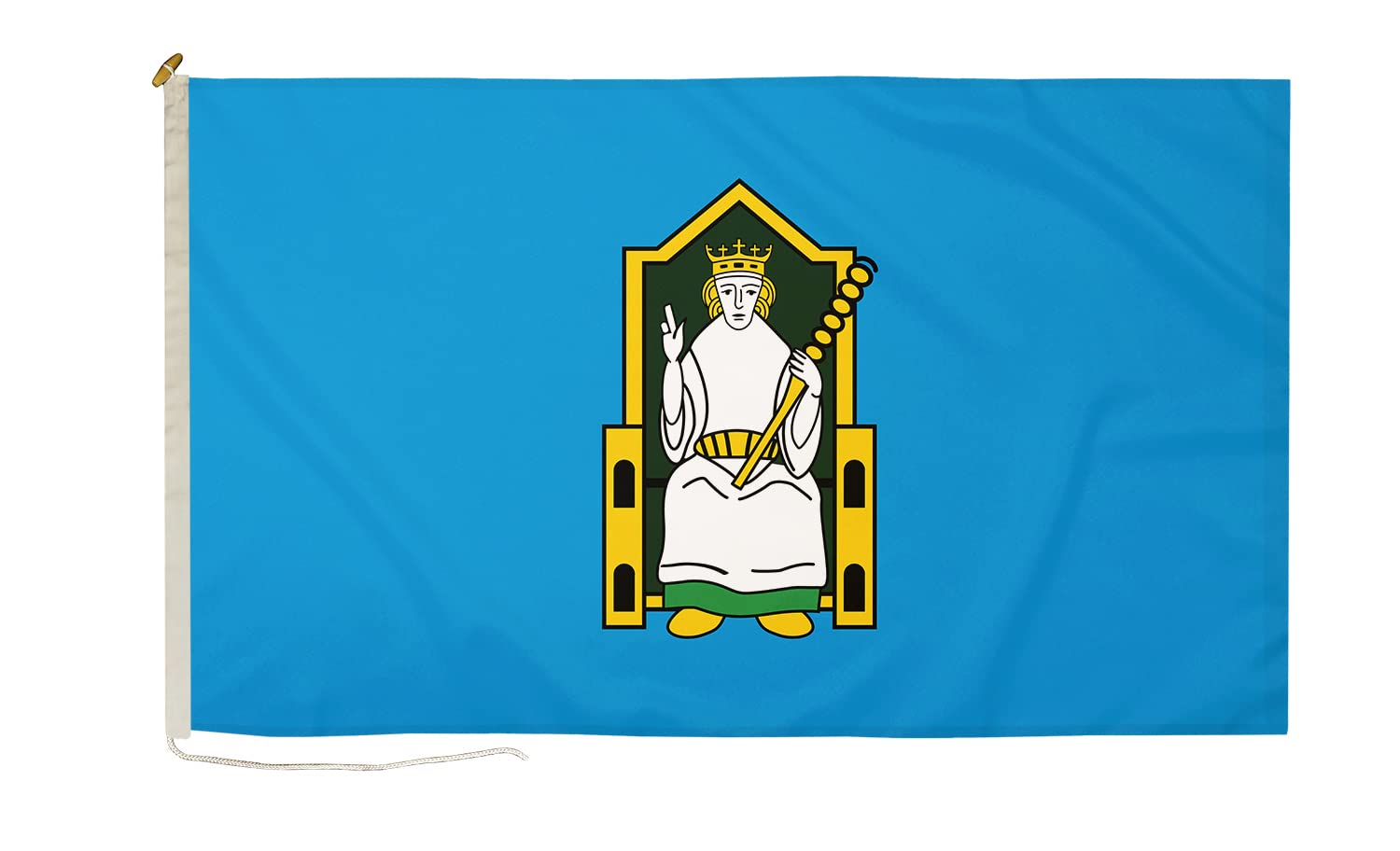 DuraFlag Mide Small Courtesy 20x12" Rope and Toggled Premium Quality 50x30cm Flag
