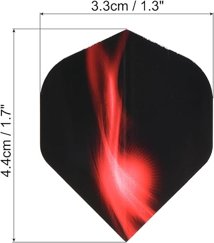 Miniatura 7 de PATIKIL Dart Flights - Accesorios de dardos estándar para puntas suaves y de acero