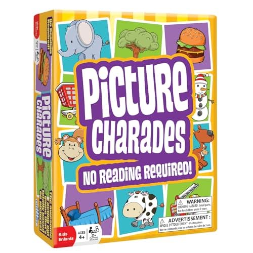Outset Media Picture Charades for Kids – No Reading Required – An Imaginative Twist on a Classic Game Now for Young Children