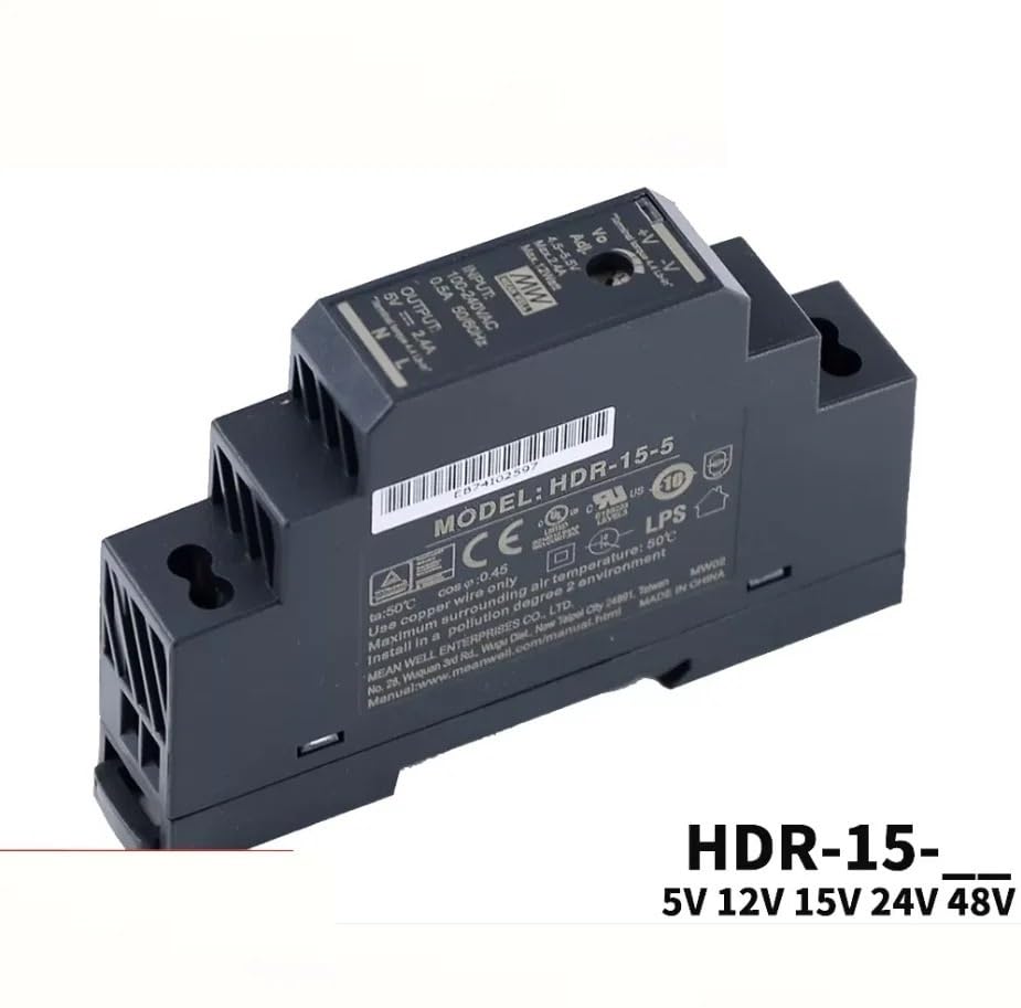Alimentation 48V compacte HDR-15-48 évite la surchauffe des tableaux DIN - 3