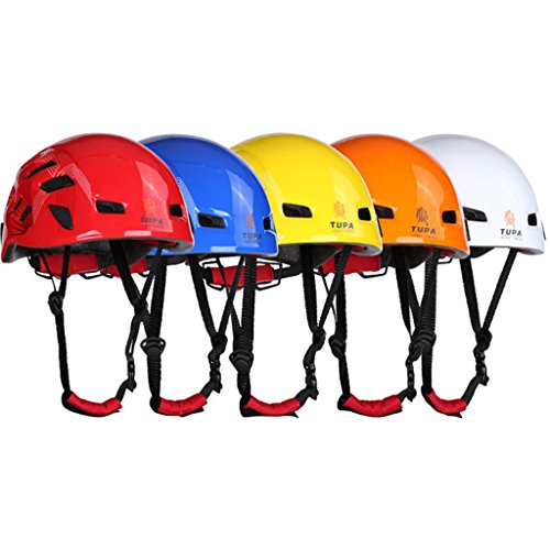 Image of Climbing Helmet Outdoor Sports Mountaineering Kayaking Rappel Rescue Red | 1 Piece Helmet