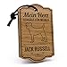 Produktbild Fashionalarm Schlüsselanhänger Mein Herz schlägt für Meinen Jack Russell aus Holz mit Gravur | Geburtstag Geschenk Idee für Rasse Hunde Besitzer