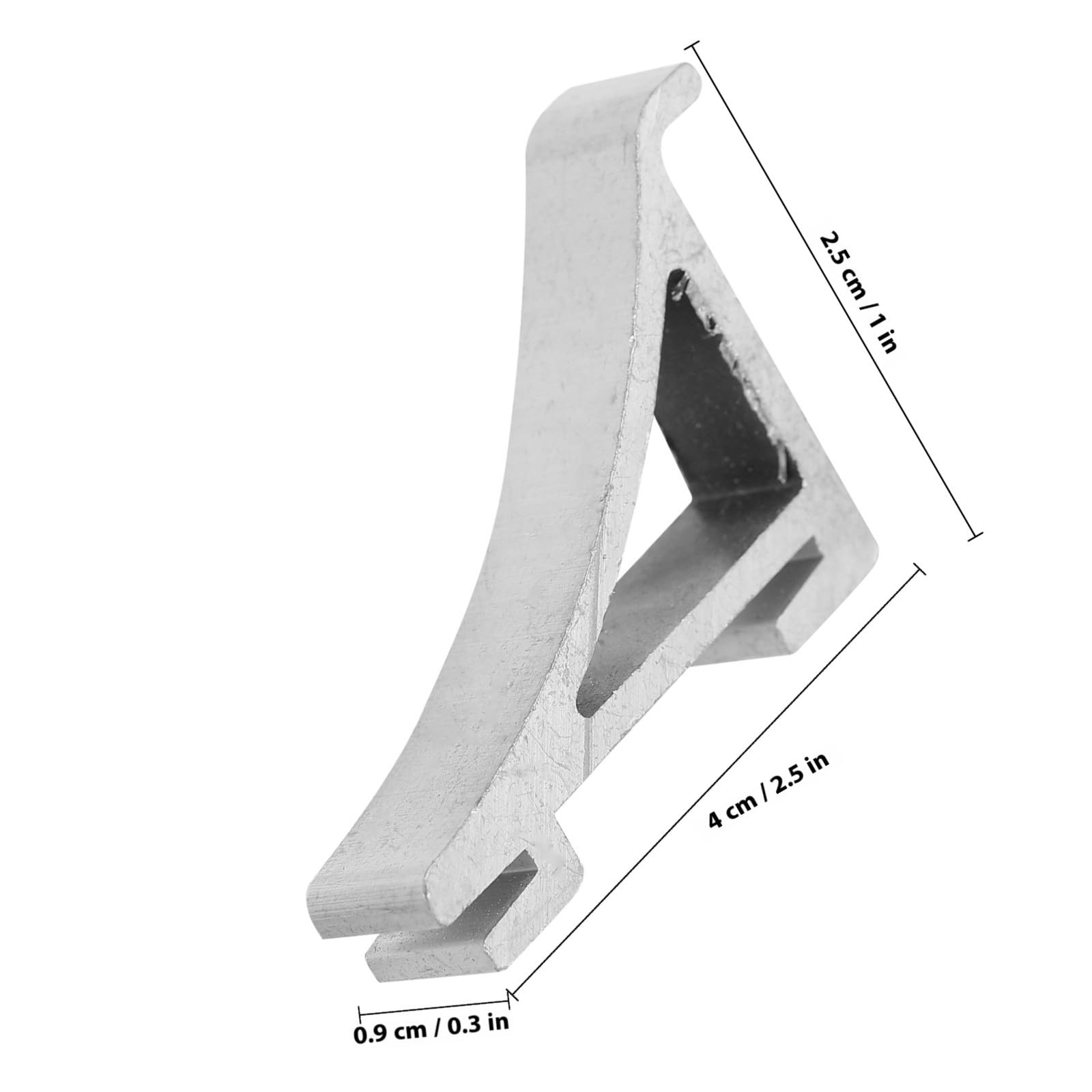 10 pezzi Clip per Mensole Frigorifero in Inox Supporti Resistenti per Scaffali Congelatore Ganci per Staffe Mensole Facili da Installare e Durevoli