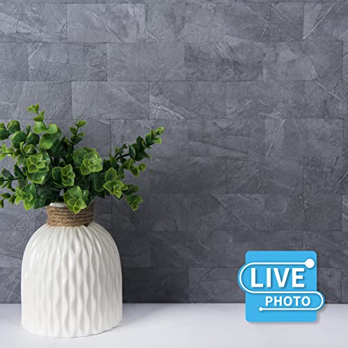 Image of Art3d Peel and Stick Backsplash, Stick on Wall Tile, 10-Pack, Blue Grey
