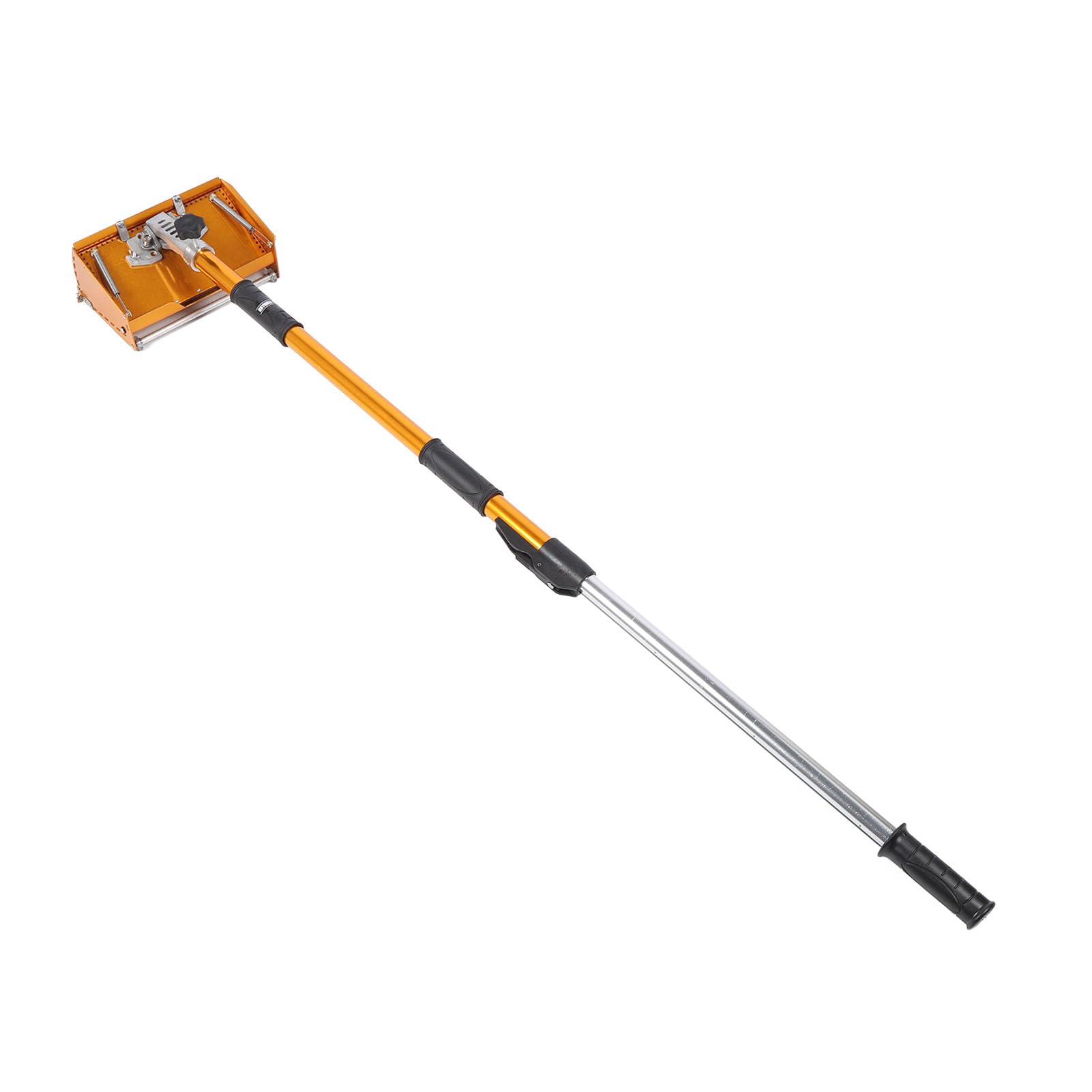 Eacam Caja Plana para Paneles de Yeso, Herramienta de Acabado 10 Pulgadas con Telescópico, Gran Capacidad, Resorte Ajustable y Cabezal Giratorio para Paneles Yeso, Ale