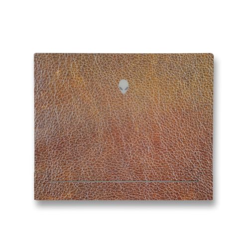 Image of MightySkins Skin Compatible with Alienware X14 R2 (2023) Full Wrap Kit - Brown Pleather | Protective, Durable, and Unique Vinyl Decal wrap Cover | Easy to Apply & Change Styles | Made in The USA