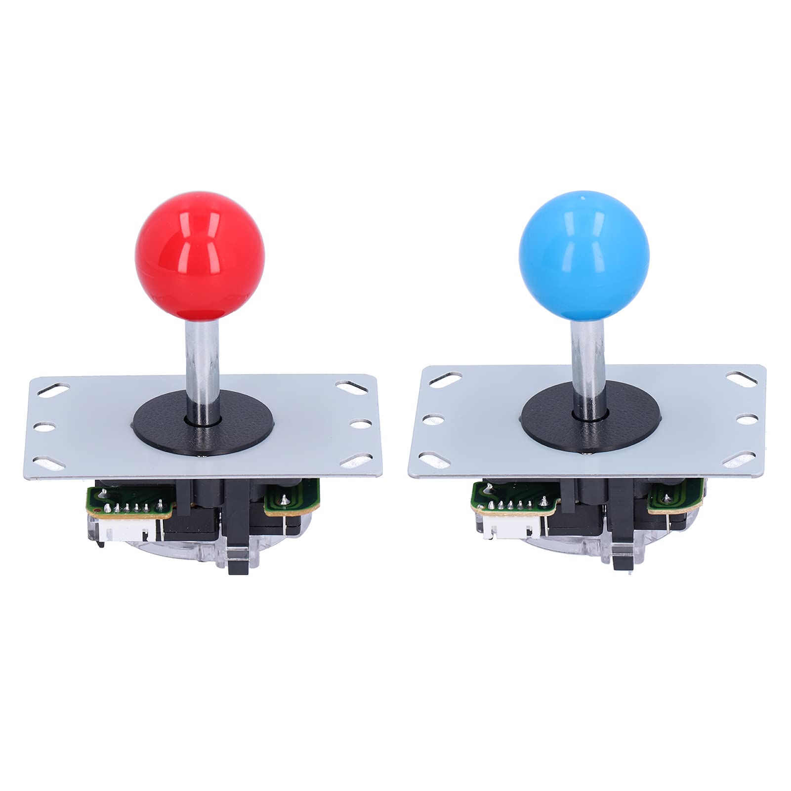Zestaw Części do Gier dla 2 Graczy, w Tym 2 Joysticki 20 Przycisków LED Koder USB 2xZero Delay dla Konsoli do Gier/