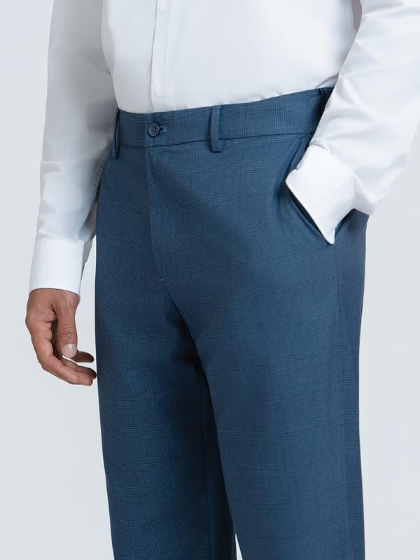 Image of The Pant Project Luxury PV Lycra Stretchable Formal Pants for Men | Stylish Relaxed Fit Men's Wear Trousers for Office or Party | Mens Fashion Dress Trouser Pant
