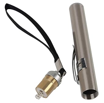 Reliefto Powerful Torch Pen for Doctors and Physicians | Light Weight High Brightness Torch Pen | Round Moon Shaped Light Aluminium Alloy Torch with Convex CREE Led