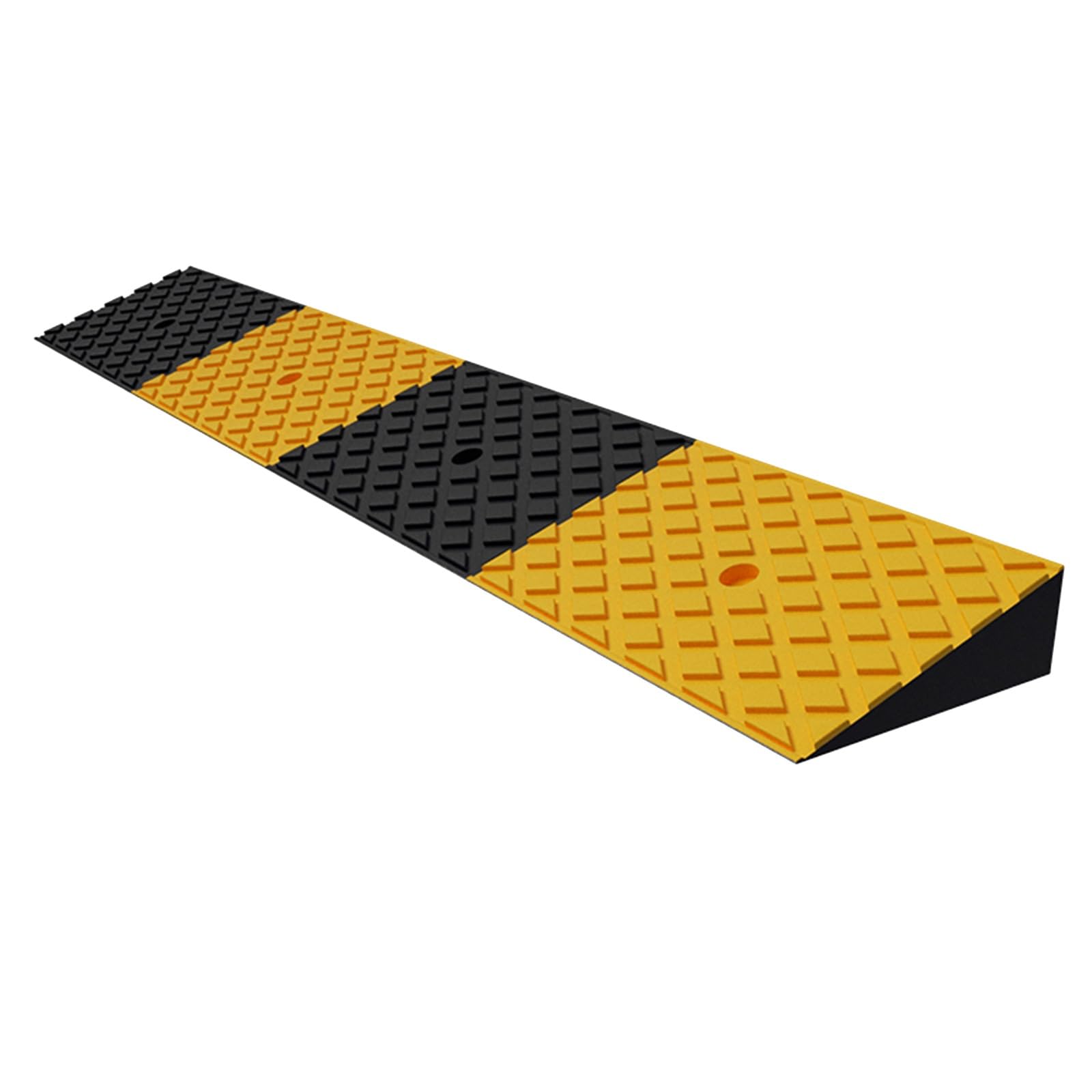 YAEGER Rampa de Umbral de Goma Antideslizante 3cm/4cm/5cm de Alto Rampa Acceso Coche Portátil Rampa de Bordillo para Aceras y Bordillos Rampa de Carga Rampas de Bordillo(1.2"/3cm Rise High)