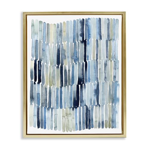 Nautical Abstract Geometry, 17 x 21 Inch Canvas in Floater Frame