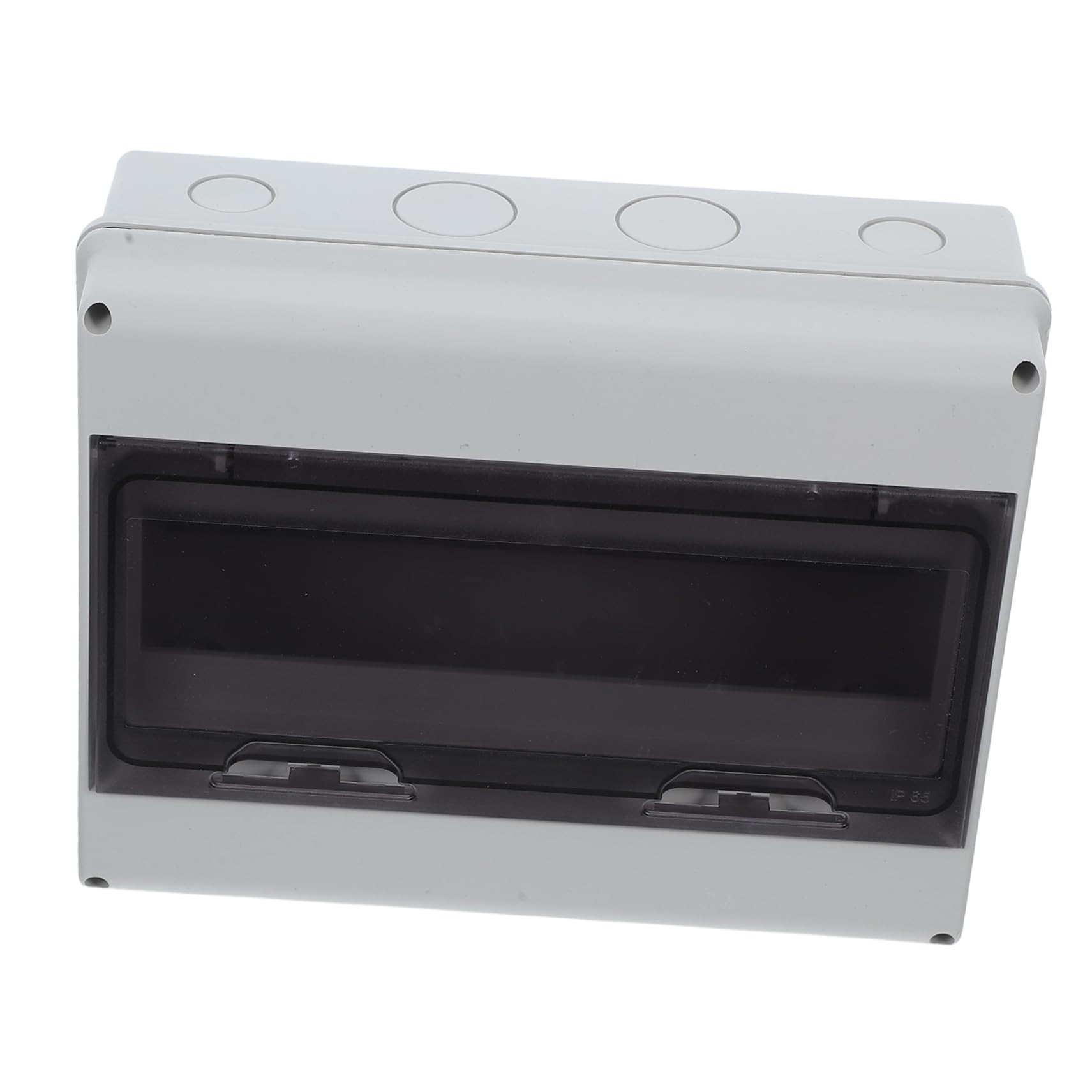 Caja Eléctrica De Distribución 12 Vías Ip65 Con Ventana Transparente, Riel Din 35 Mm Estándar, Caja De Protección Para Disyuntores, Para Carga Doméstica e Industrial, Montaje Superficial