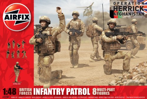 Preisvergleich Produktbild Airfix British Forces Infantery Patrol, Figuren 1:48, 03701