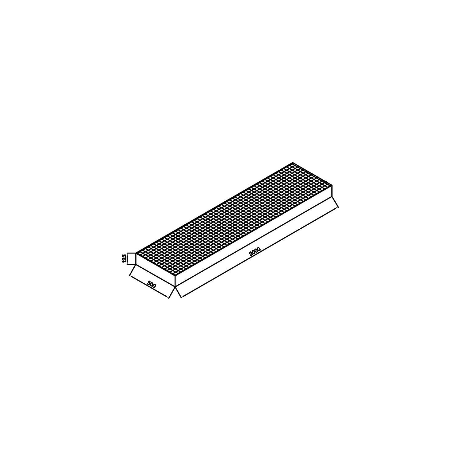 Certeo - Cubeta plana hecha de acero galvanizado - ancho 500 mm, capacidad de 85 l - bandejas de palets levellers rampa niveladores palet sumideros de almacenamiento y estaciones de toma de bandejas de recogida bandejas planas bandejas levellers bandejas