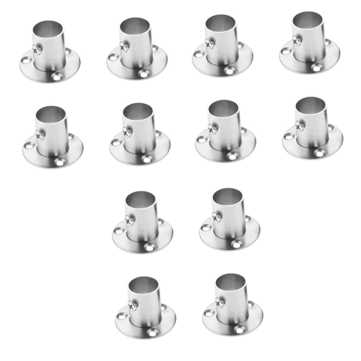 Alipis 3 Ensembles Bride De Tringle À Vêtements Tringles À Rideaux Crochets De Rideau sans Perçage Support De Penderie Supports De Tringle De Penderie Support De Rideau 4 pièces * 3