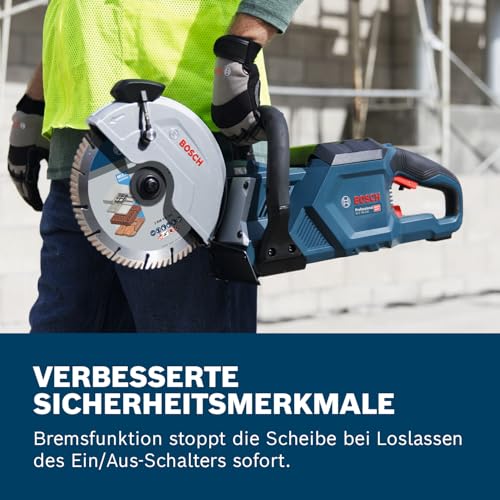 Bosch Professional 18V System Akku-Trennsäge GCS 18V-230 (inkl. 1x Schlauchanschluss)