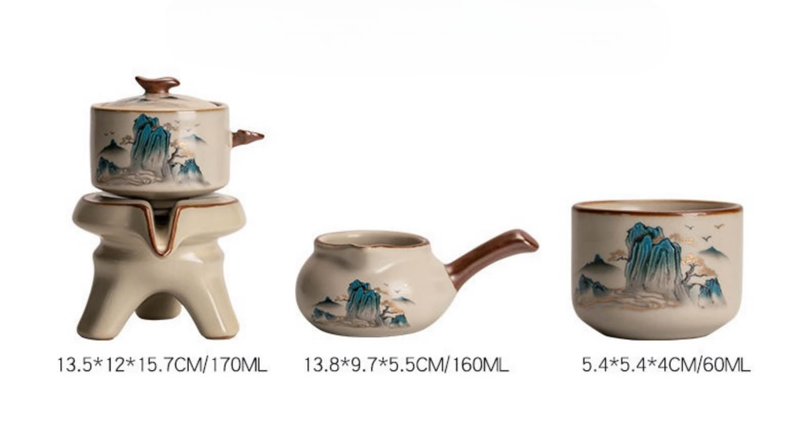 中国茶器 3点セット 山水画 Amazon.co.jp: FLYILIA 中国茶器 ティーセット 番茶器セット