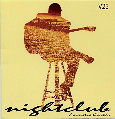 Dogal® »V25 NIGHTCLUB ACOUSTIC GUITAR SET BRONZE FLAT WOUND« Cordes pour guitare acoustique – Bronze Flat Wound – Light… - Les Beatles, Paul McCartney, John Lennon, RIngo Starr, George Harrison Dogal® »V25 NIGHTCLUB ACOUSTIC GUITAR SET BRONZE FLAT WOUND« Cordes pour guitare acoustique - Bronze Flat Wound - Light…