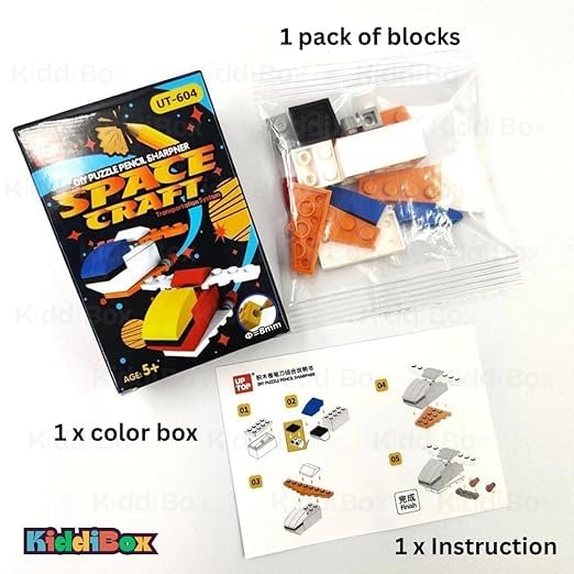 Image of KiddiBox Anime Pencil Case for Kids - One Piece Sasuke Character Pouch, Kawaii School Supplies Set & 2 DIY Sharpeners for Boys Girls Students