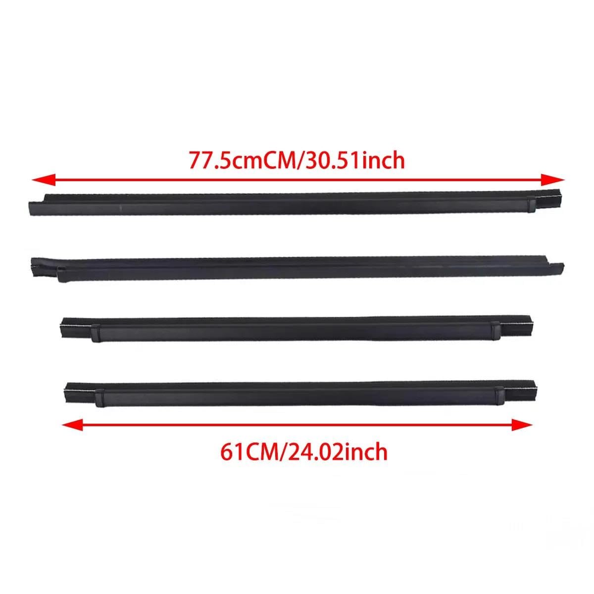 Uszczelka gumowa do okien samochodowych do okien samochodowych Toyota Hilux 4-drzwiowa 1998-2004 taśma uszczelniająca