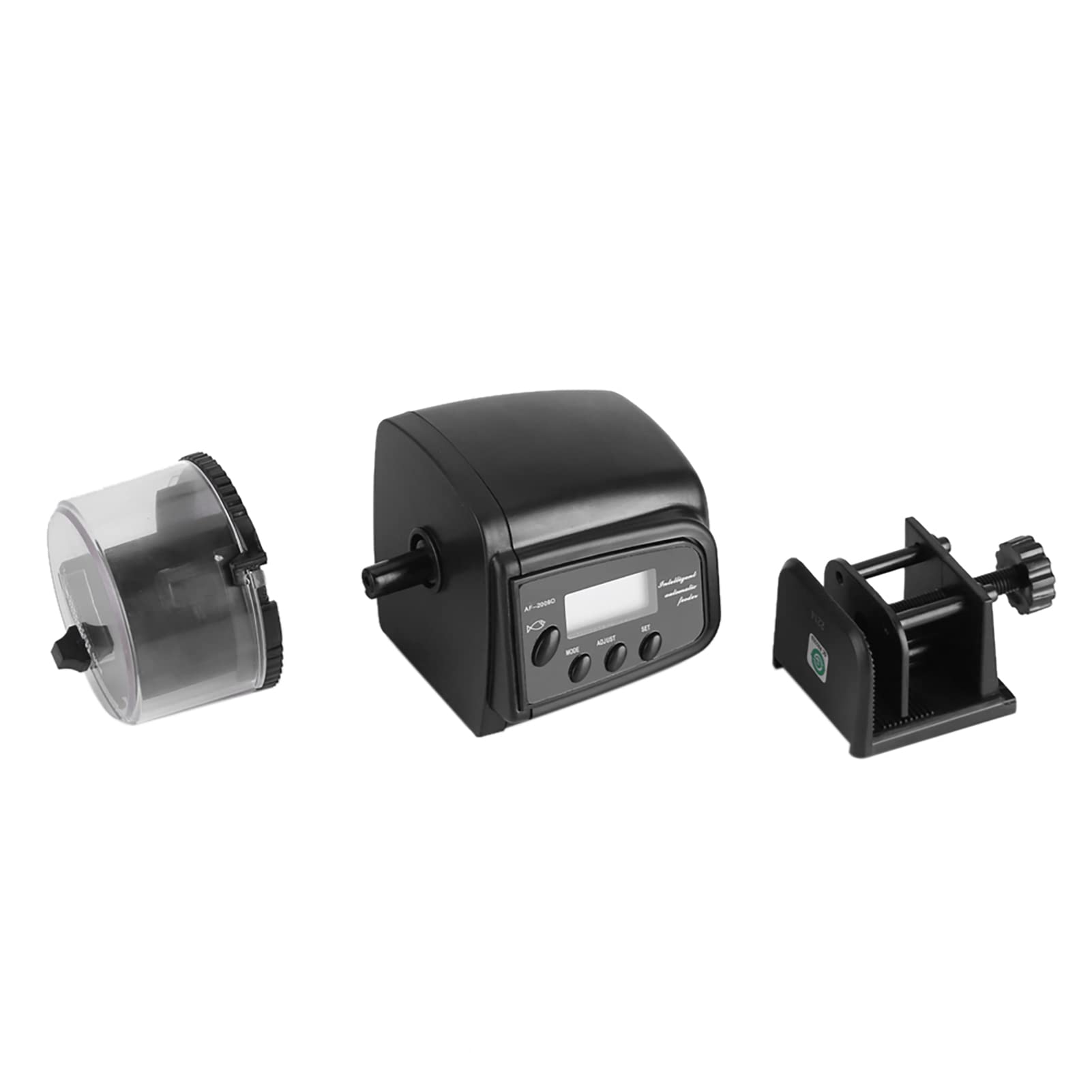 Digital LCD Automatic Fish Feeder Dispenser Timer, Aquarium Food Feeding Machine, Adjustable Food Outlet, 24 Hour Timer Setting, Large Capacity, Easy Installation