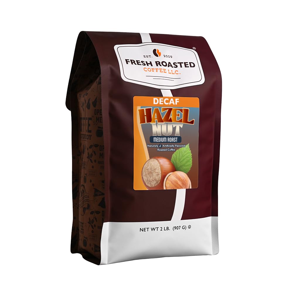 Amazon.com : Fresh Roasted Coffee, Decaf Hazelnut Flavored Whole
