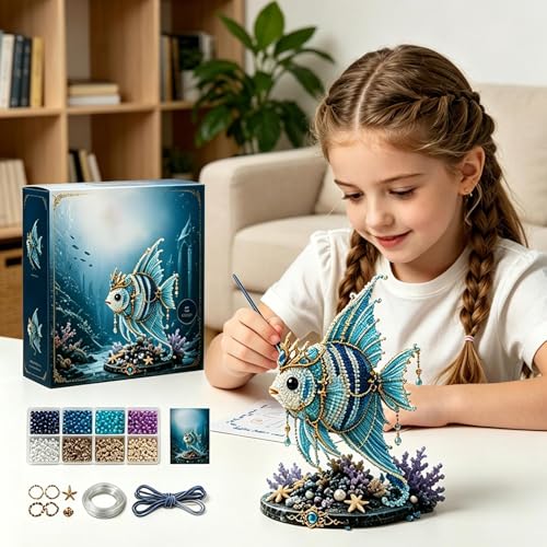 Kit Perles Création D'Animaux Marins idéal pour grands débutants