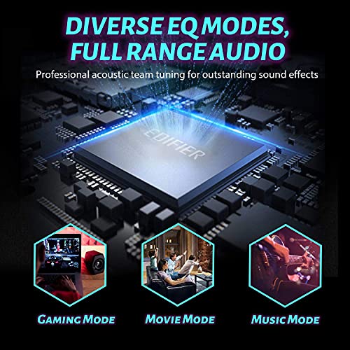 Edifier G2000 32W PC Gaming Computer Speakers for Laptop Mac Desktop Computer Woofer Speakers Bluetooth USB 3.5mm AUX Inputs RGB Lights Multimedia Speakers Black by Edifier - Image 4