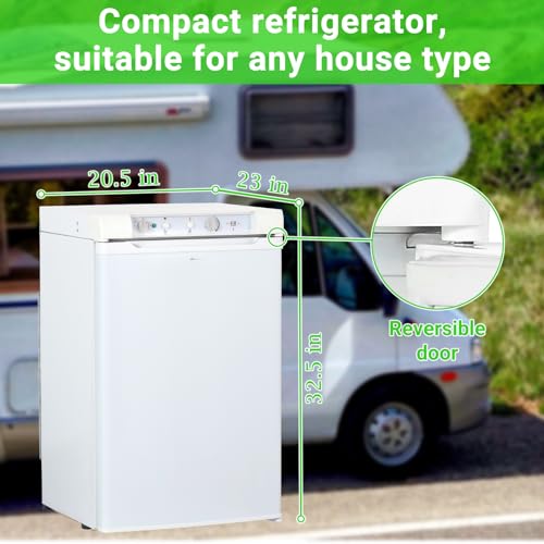 Smad 3.5 Cu.Ft 3-Way Propane Fridge