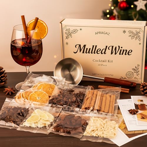 Mulled Wine Spices Kit, Mulling Spices for Apple...