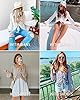 Saodimallsu Womens Oversized V Neck Shirts Flowy C... #3