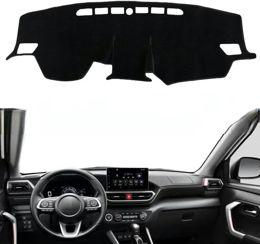 PUCHEN - Car Dashboard Cover Dash Mat Sun Shade Protect Carpet Anti Glare Dashboard Cover Dash Mat - For Toyota Raize for Daihatsu Rocky A200 2019-2021