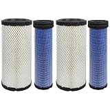 2SET R1401-42270 R2401-42280 Air Filter Fits for Kubota KX121-3 KX121-3S KX161-3 KX161-3S L48 M4700