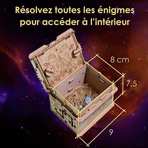 ESC WELT Orbital Box - Emballage Cadeau pour de l'argent, des Bons et des Cartes Cadeaux - Convient comme Cadeau d'anniversaire & Mariage - Boîte Cadeau Personnalisable pour la Première Communion - Image 4