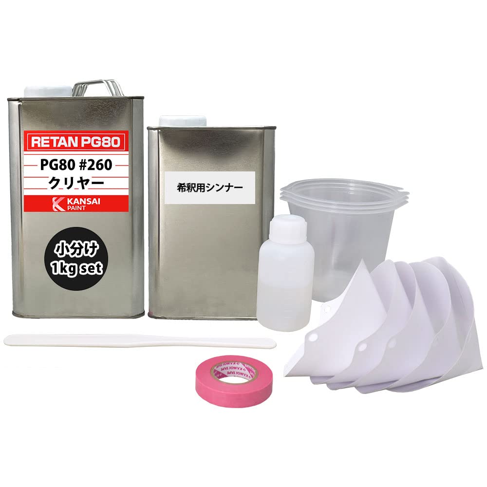 Amazon | ホートク 関西ペイントPG80#026 クリヤー 1kgセット