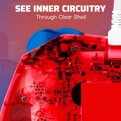 Manette Switch PDP Rock Candy Mario rouge filaire compacte pour console Nintendo Switch OLED et Lite - 4