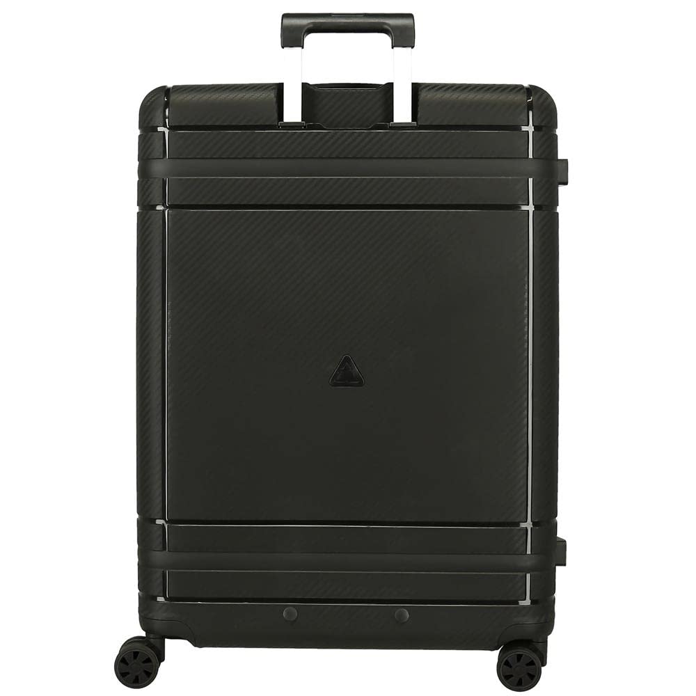 Movom Dimension Juego de Maletas Negro 55/66/75 cms Rígida Polipropileno Cierre TSA 216L 11,3 kgs 4 Ruedas Dobles Equipaje de Mano