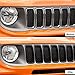 CheroCar for Renegade Grill Inserts,Front Grille Guard Cover Trim Fit for Jeep Renegade 2019-2025+