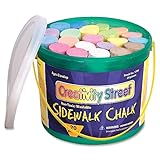 Chenille Kraft Company Sidewalk Chalk, Assorted Colors, Box Of 20