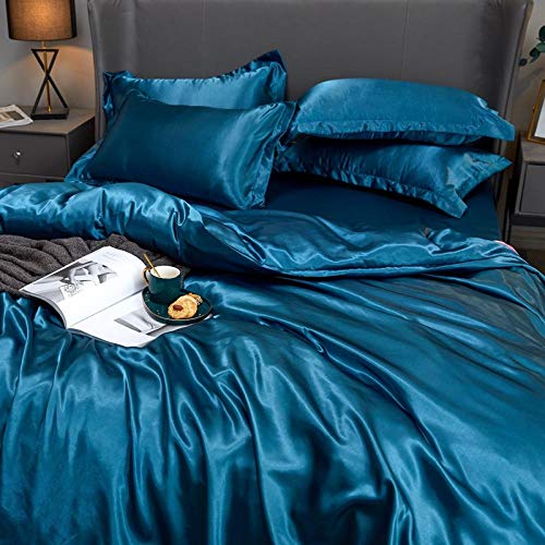Housses de couette en satin chic pour sublimer votre chambre à coucher