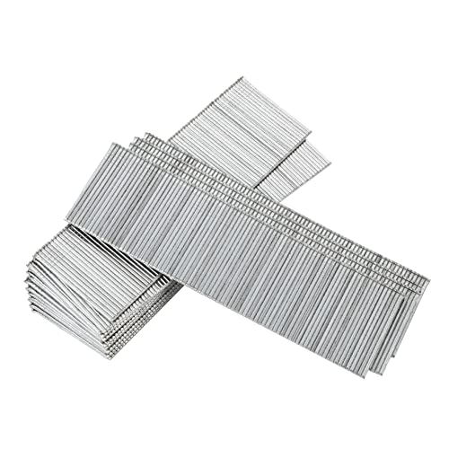Clavos Brad rectos galvanizados plateados 1600 piezas de repuesto miniatura 1