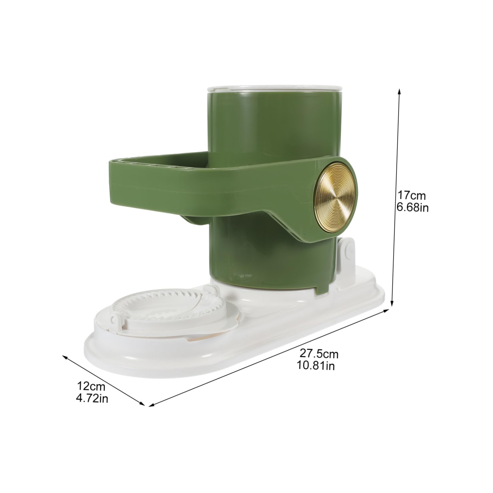 PRETYZOOM Ergonomic Handle Dumpling Wrappers Maker Easy Clean Multi-use Dough Press for Biscuits