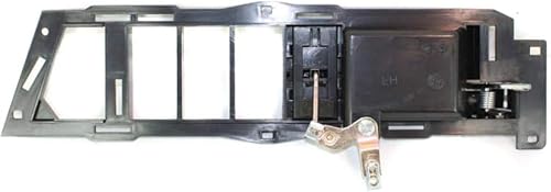 Miniatura 5 de KarParts360 Para Chevy C1500 - Manija de puerta interior delantera del lado del conductor negro 1988-1994  con botón de bloqueo de puerta  Recorte