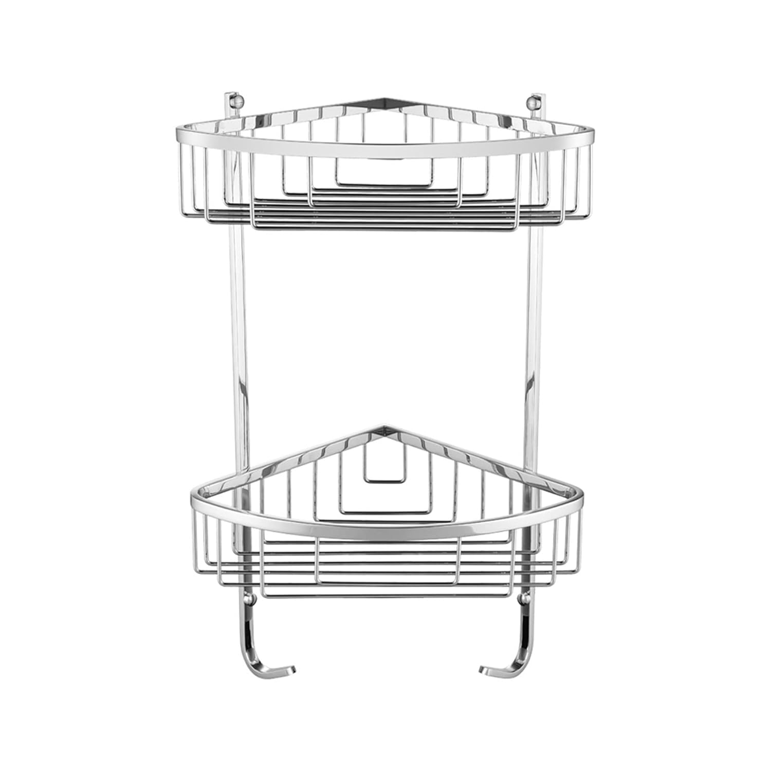 TENGJU Bathroom Storage Shelves Bathroom Shelf Organizer Shower Triangle Storage Rack Corner Shelves Wall Mounted Home Organizer Bath