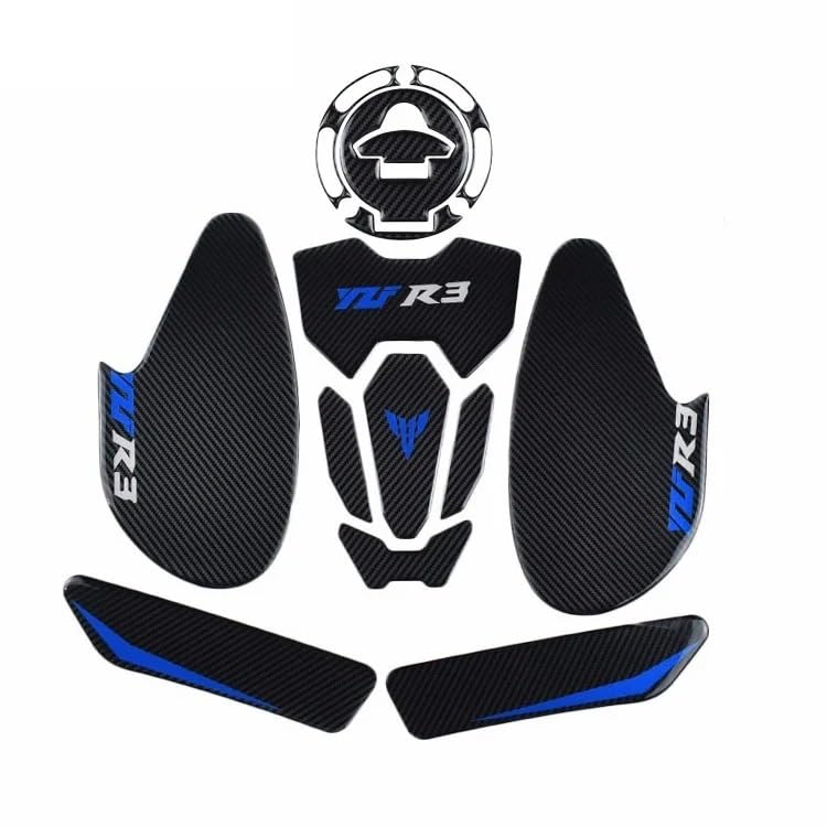 Protection réservoir moto en carbone premium pour YZF R3 2019-2021