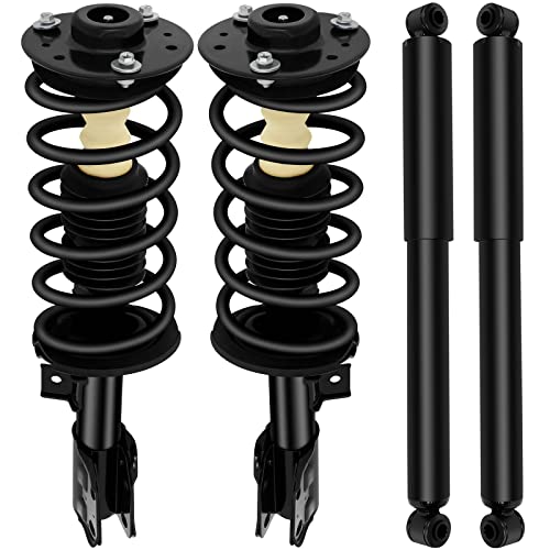 Complete Struts Shock Absorbers Fits for 07-09 for Chevrolet Equinox, 07-09 for Pontiac Torrent, 08-10 for Saturn Vue cciyu 172526 172527 911258 Quick Struts Assembly Front Rear Pair Struts