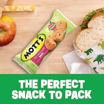 Mott's Soft Baked Bars, Berry, Made with Applesauce, 6 Ct, 5.76 oz
