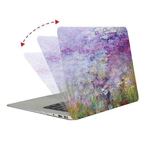 Ymix Compatible With Mac Pro 13 Inch Case 2016-2019, Plastic Hard Protective Case Cover Rubberized Anti-Scratch Case For Pro 13 Inch A2159 A1989 A1706 A1708 With/Without Touch Bar (Purple) #TOP3